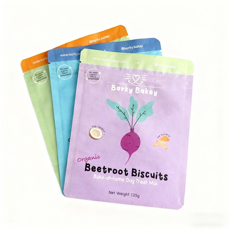 China White Kraft Stand Up Pouch Manufacturers